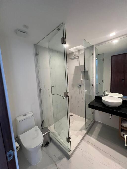 Big, Modern And Beautiful Beach Apartament 1Br Ocean View 普拉亚卡门 外观 照片