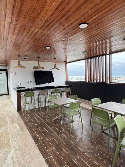 Big, Modern And Beautiful Beach Apartament 1Br Ocean View 普拉亚卡门 外观 照片